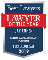 Lawyer of the Year Badge - 2019 - Medical Malpractice Law - Plaintiffs
